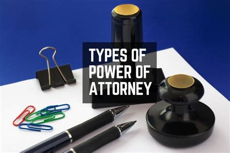 types of power of attorney canada